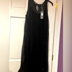 Eileen Fisher New Mesh lined dress.